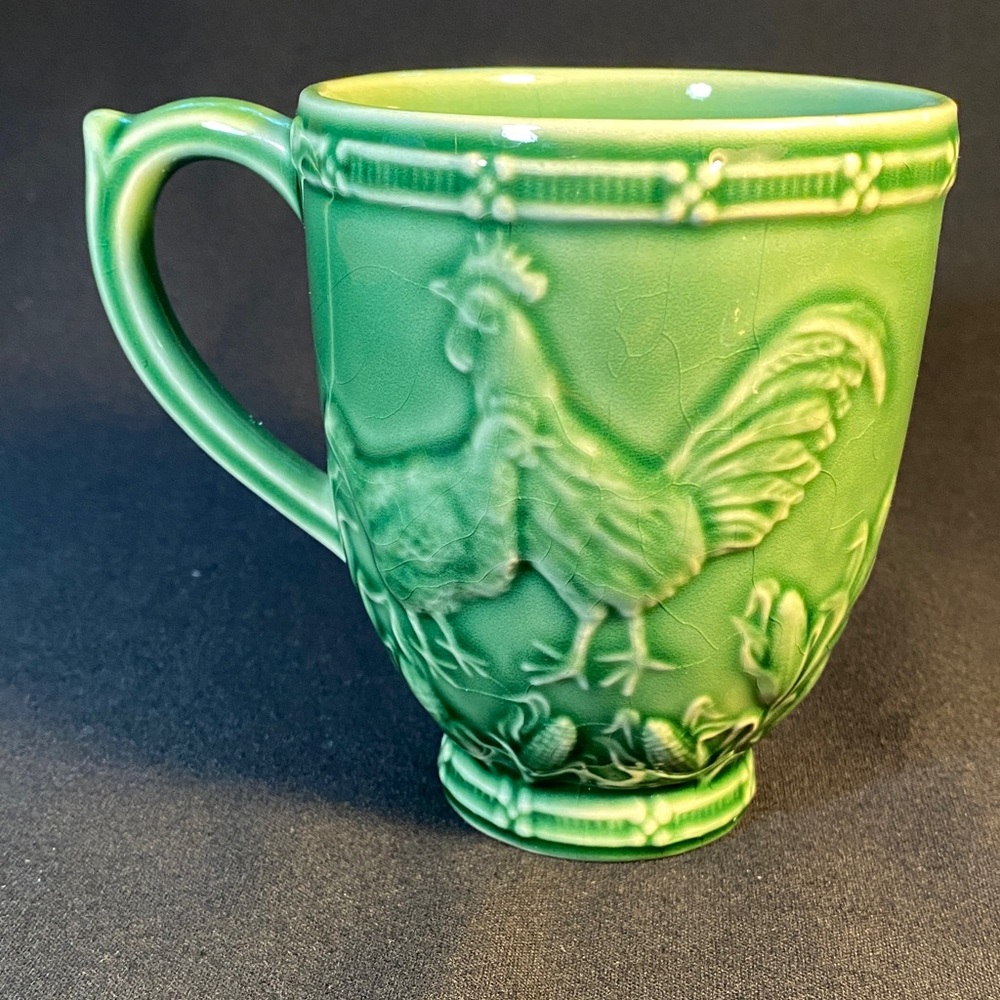 Bordallo Pinheiro green cup